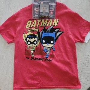 NWT Batman and Robin POP T-Shirt size XS